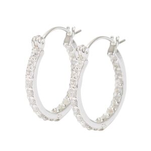 Elegant Silver Hoop Earrings